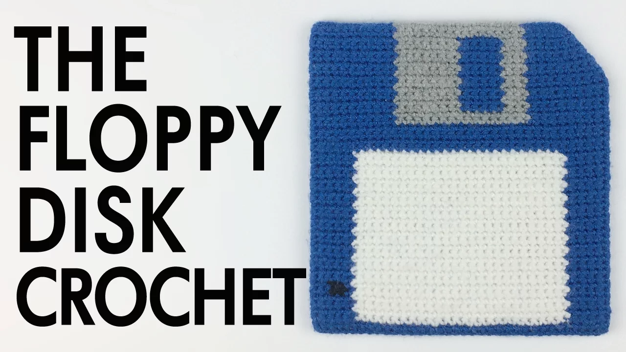 The Floppy Disk Time Lapse Crochet