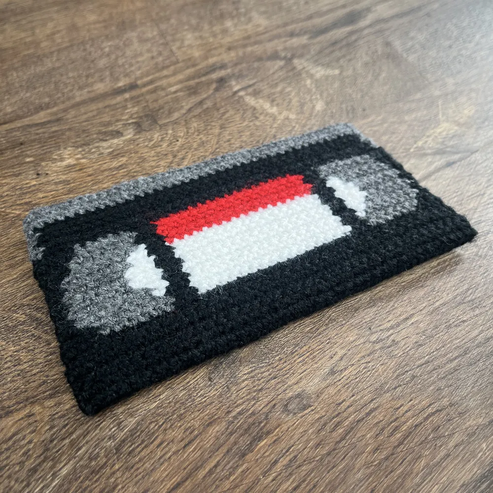 VHS Hot Pad crochet pattern