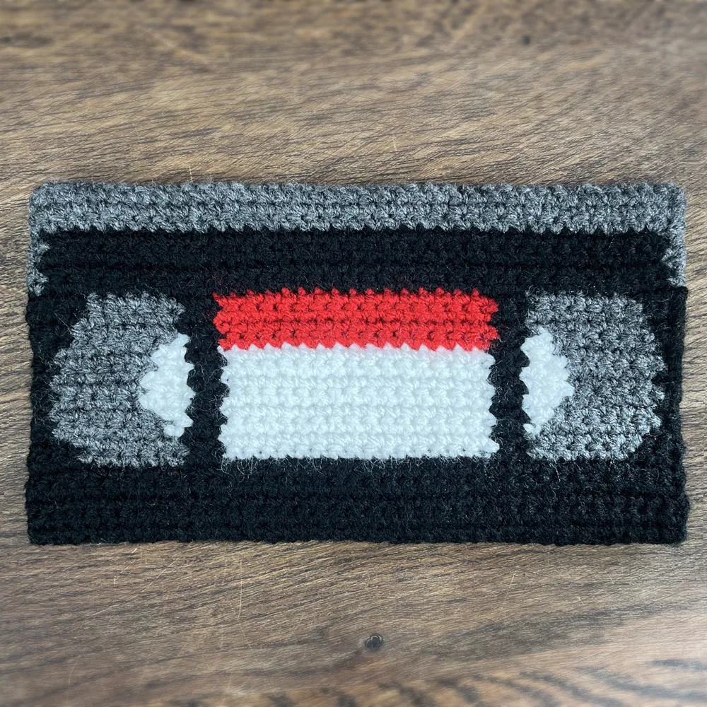 VHS Hot Pad crochet pattern