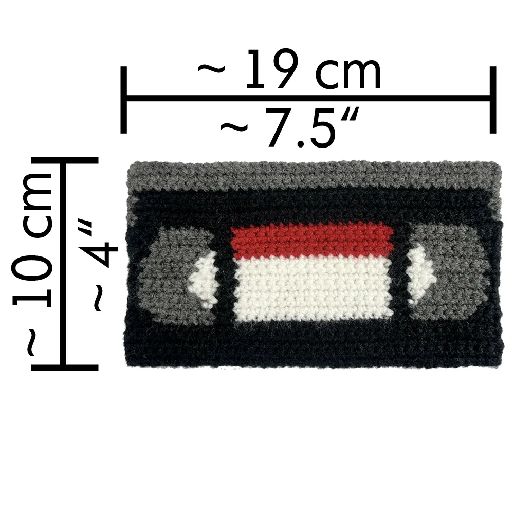 VHS Hot Pad crochet pattern