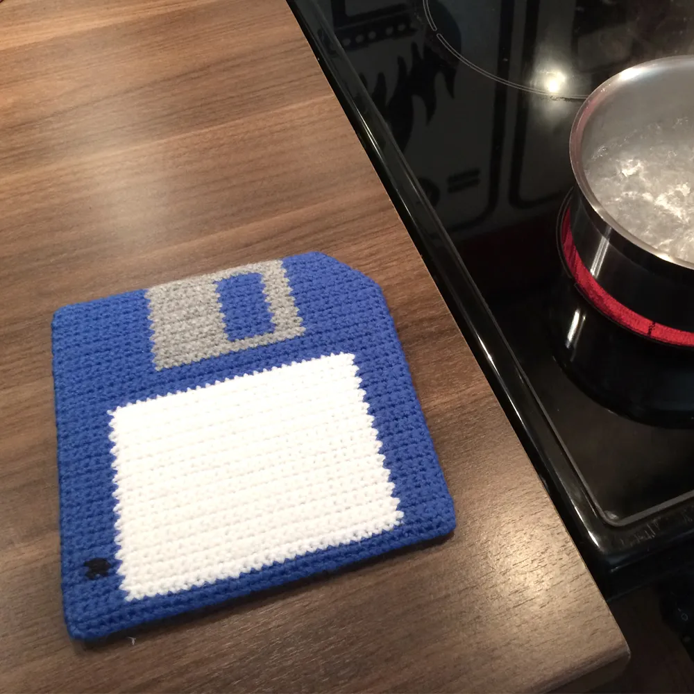 Floppy Disc Hot Pad
