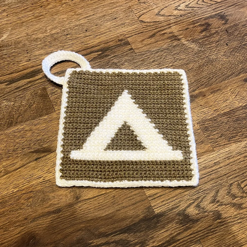 Camp Sign Pot holder