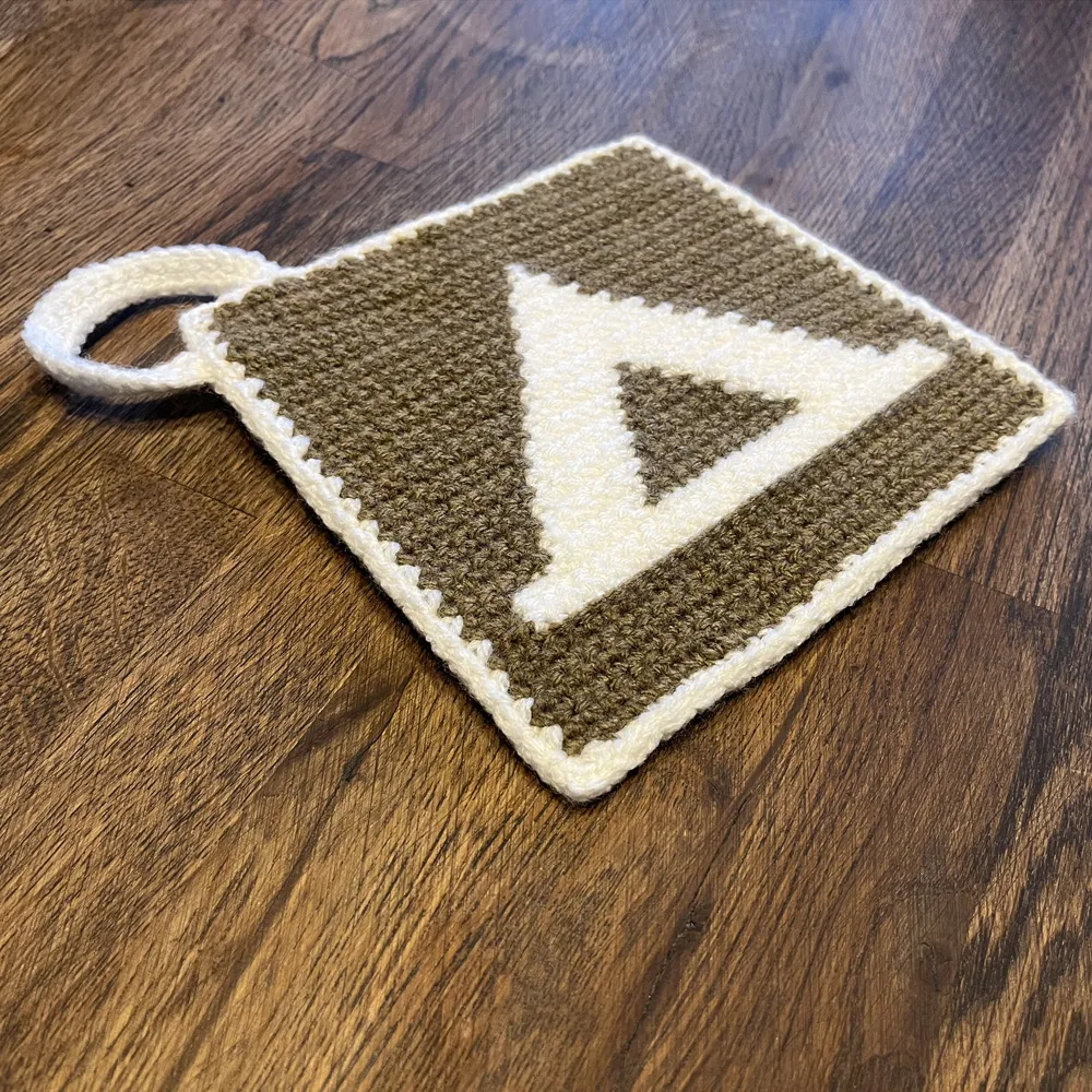 Camp Sign Pot holder