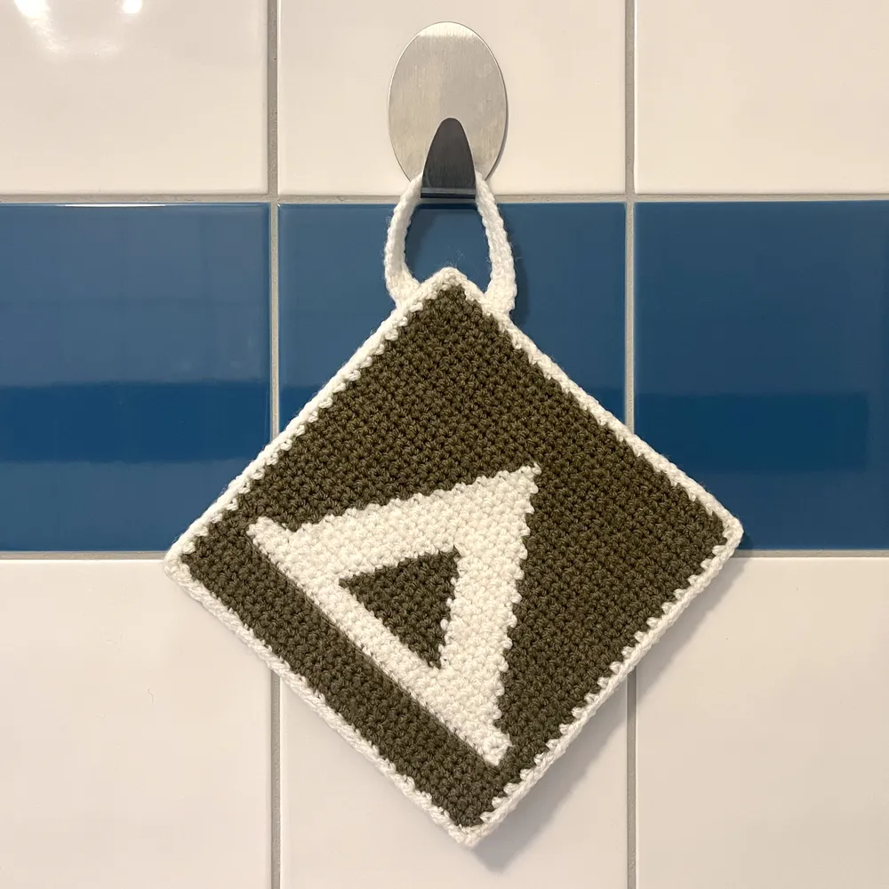 Camp Sign Pot holder