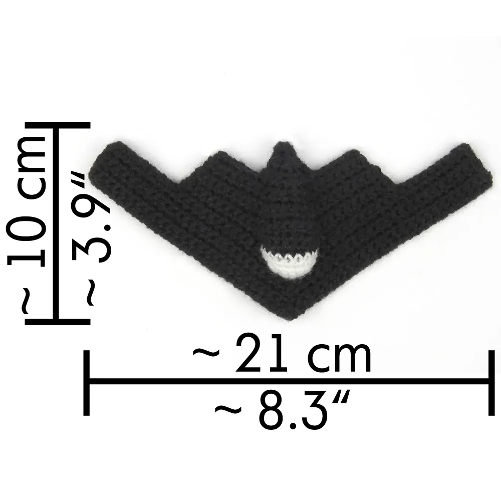 Classic Stealth Bomber Crochet Pattern
