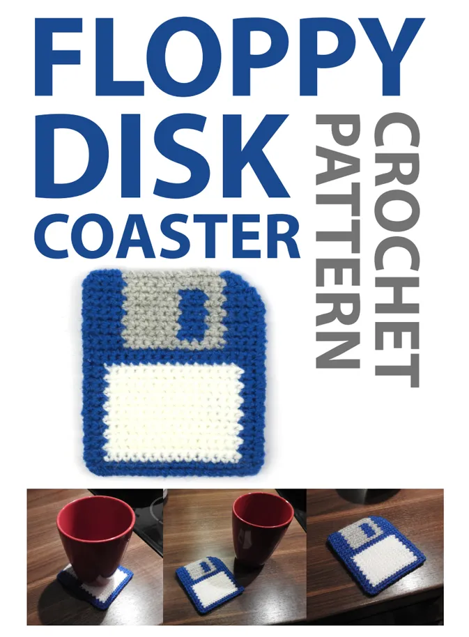 Floppy Disk Coaster Cover