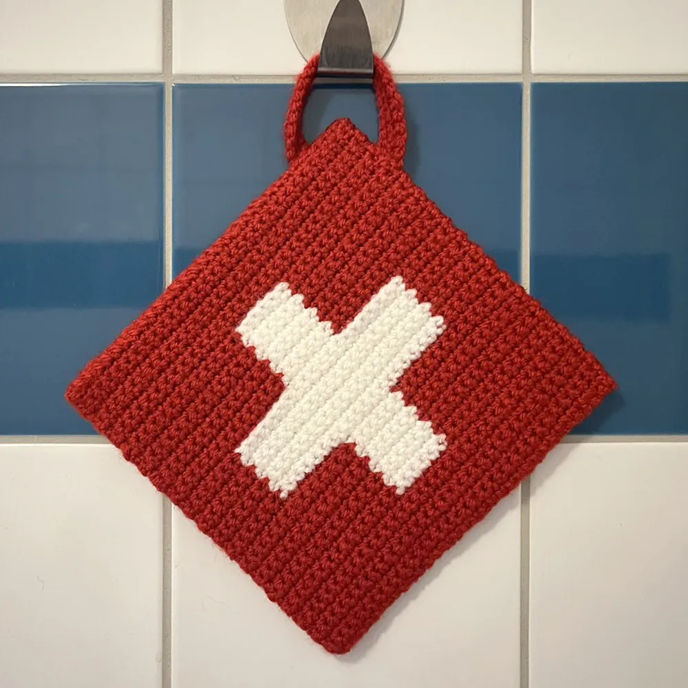 Swiss flag Pot holder