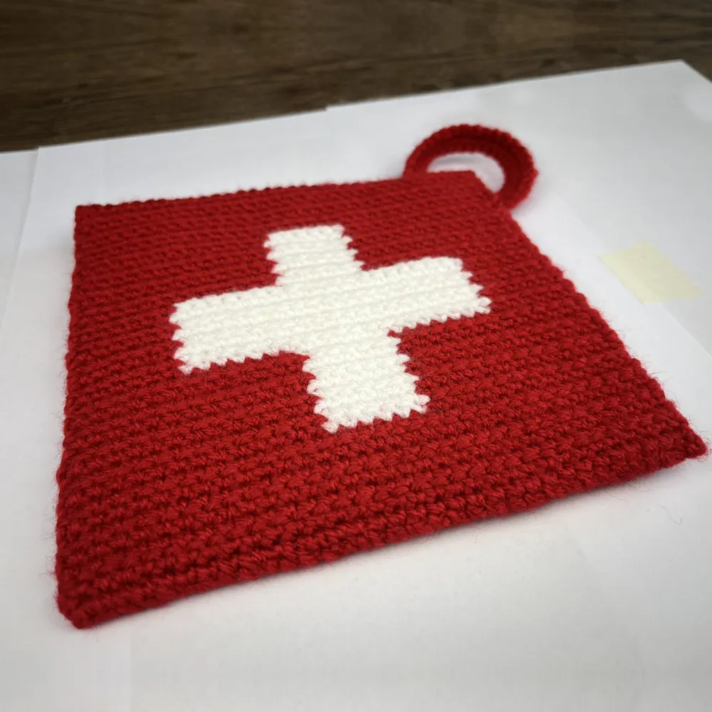 Swiss flag Pot holder
