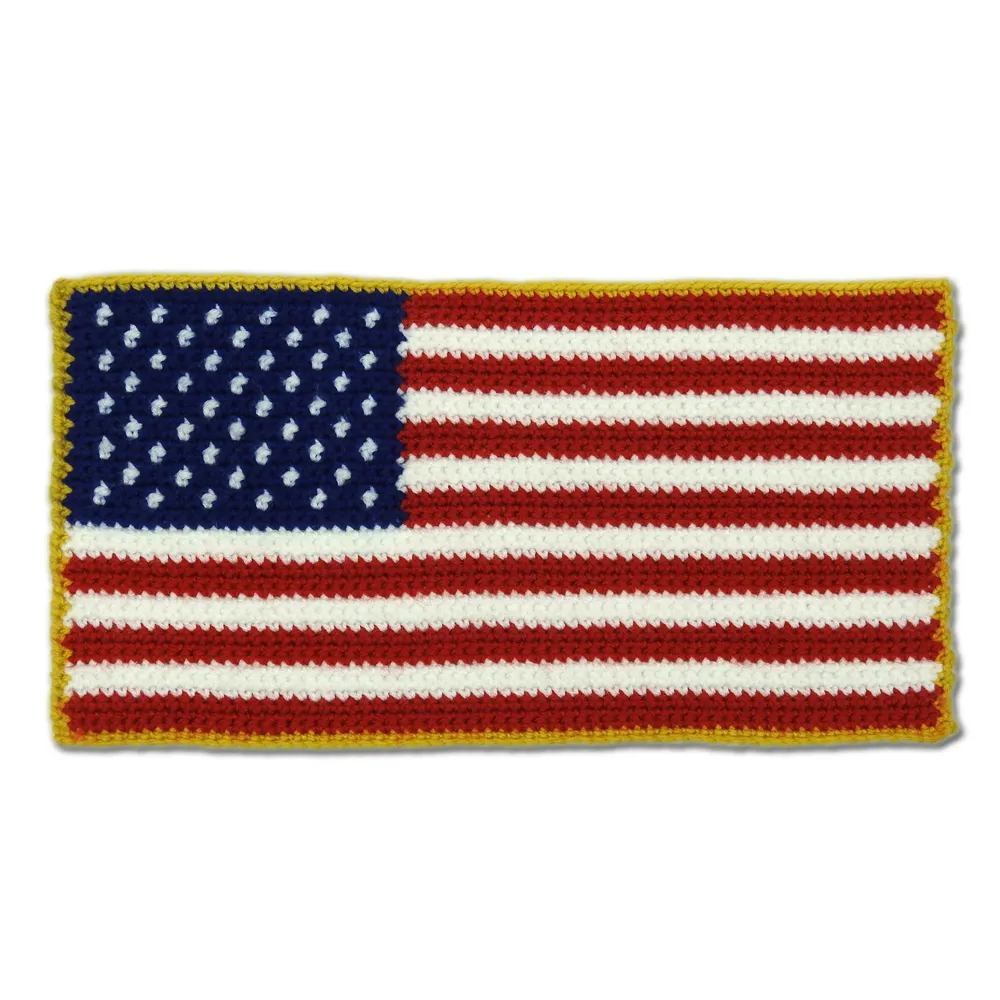 US Flag crochet pattern
