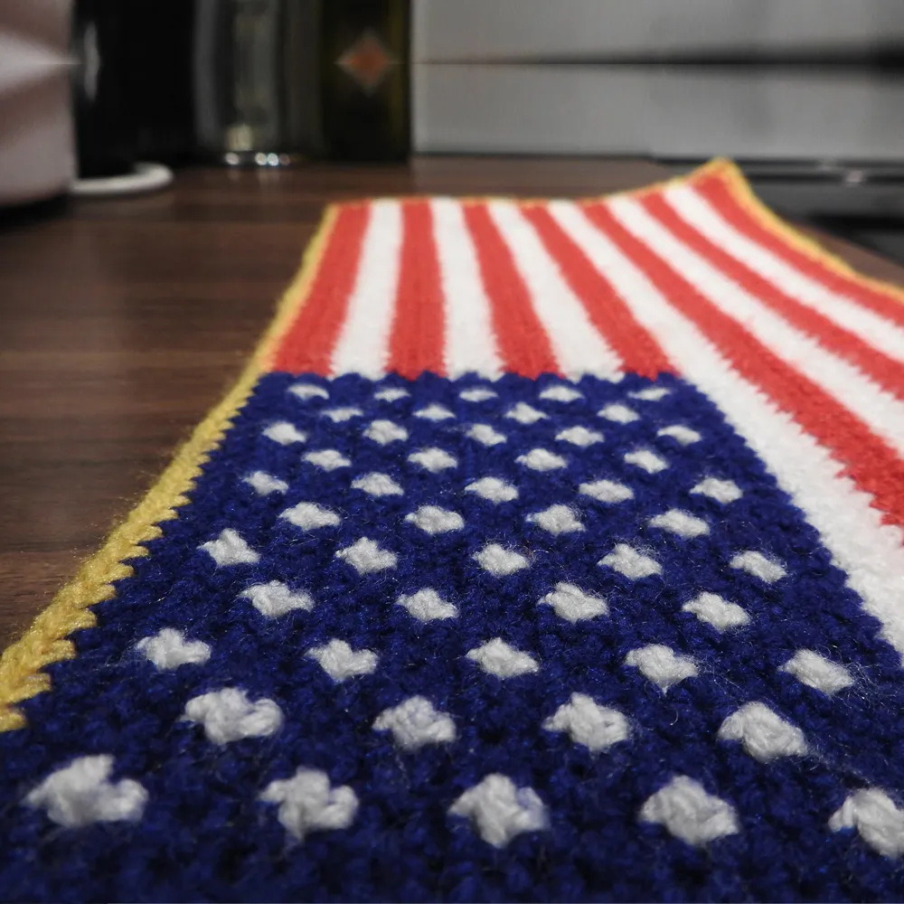 US Flag crochet pattern