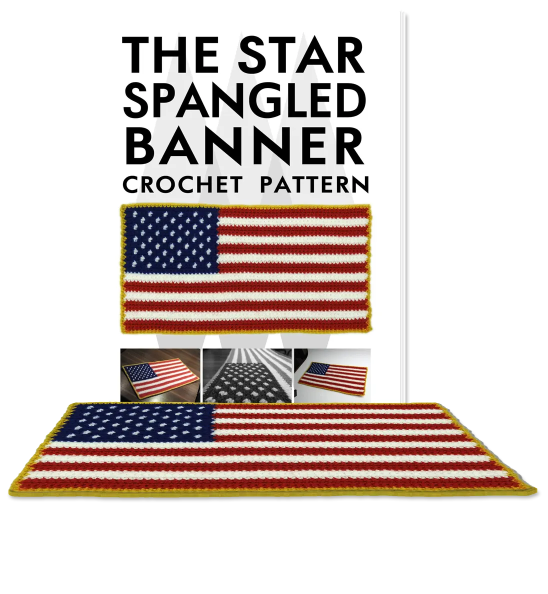 Crochet pattern US flag
