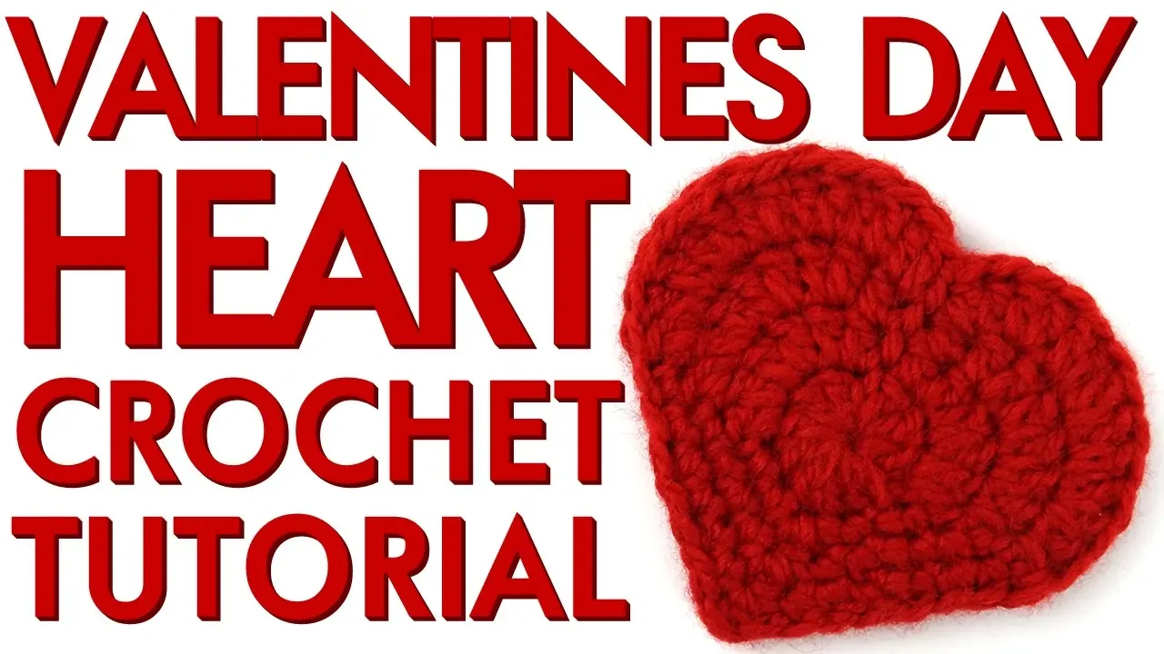 Valentines Day Heart crochet tutorial